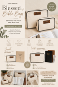 Blessed Bible Bags in two sizes