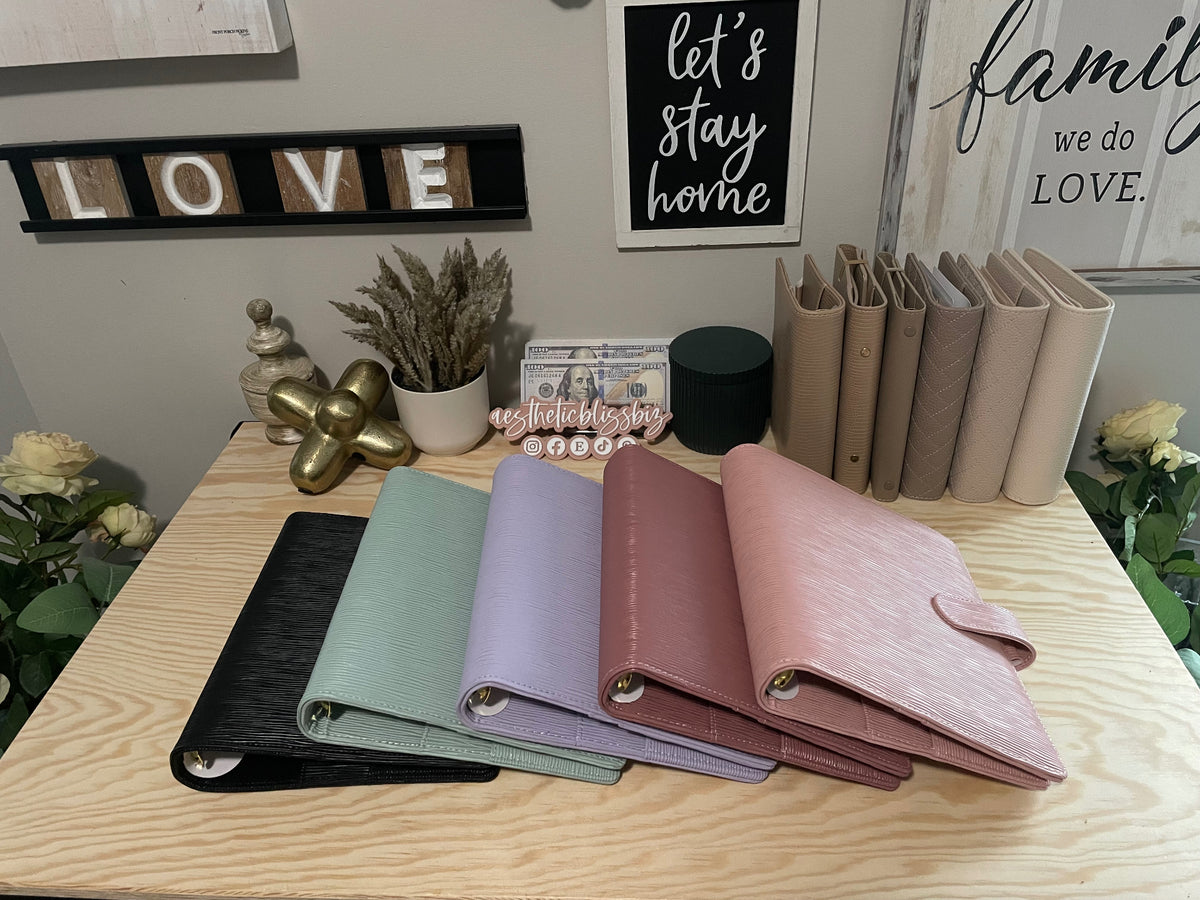 Julynne Collection fine-line cash budgeting binders